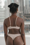 BASERANGE Bamboo fiber bamboo cotton no steel ring wide edge bra series collection soft underwear France BAS-BRTR-BL-000-HAPTIC HAPTIC BRTR-BL-000 24 new upgrade BRTR1